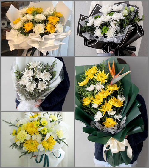 广东广州市天河区石牌街道龙口花苑社区白事花束代送